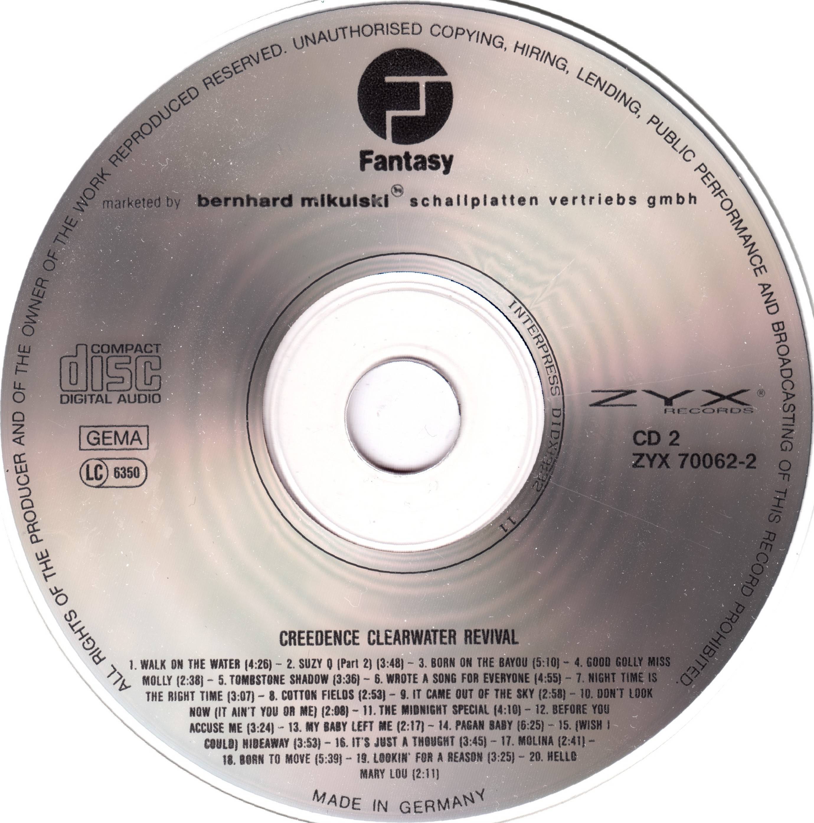 Creedence Clearwater Revival The Very Best Of [cd2 de]